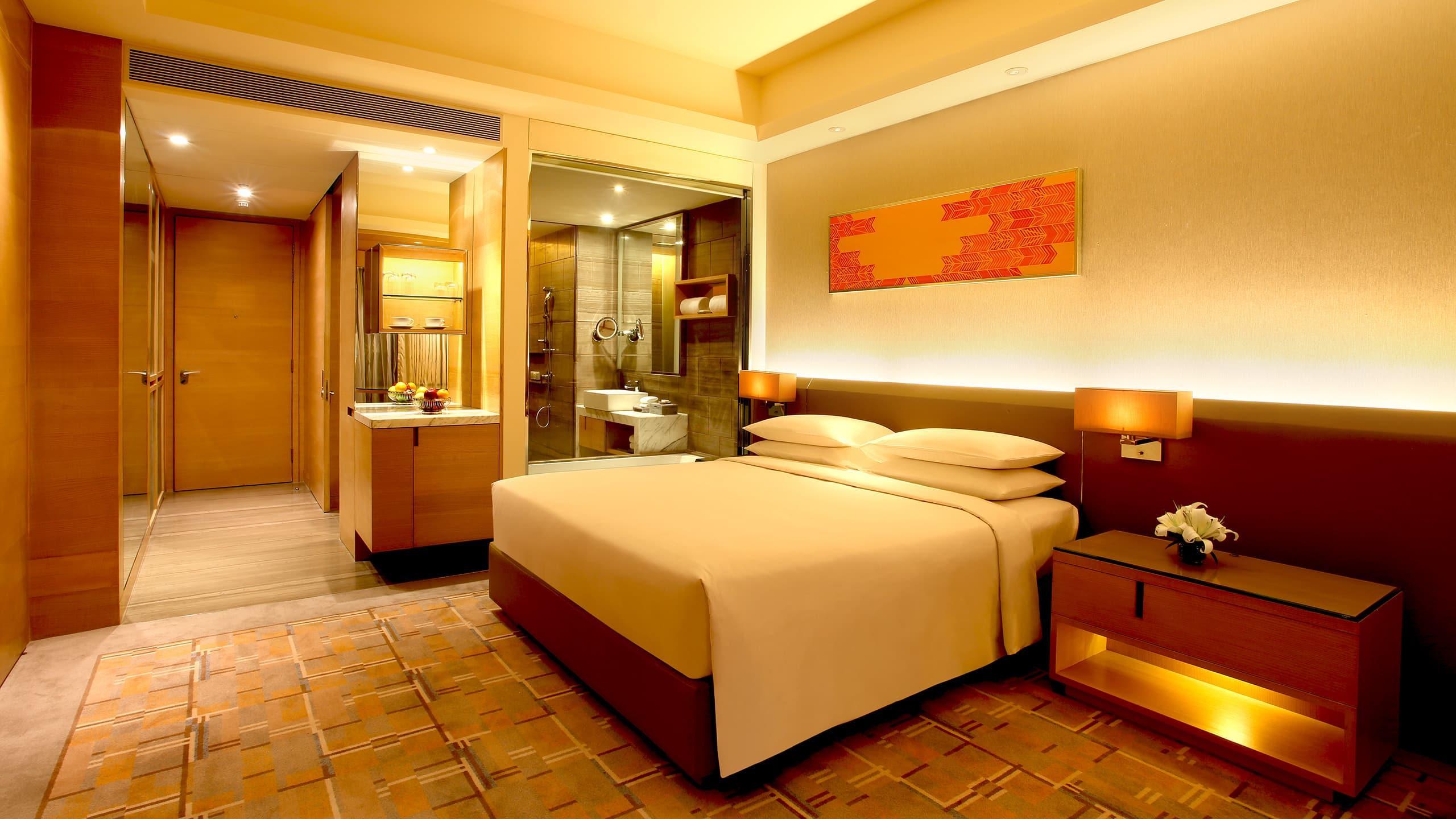 Hyatt Regency Chandīgarh Dış mekan fotoğraf A room at the Taj Bengal