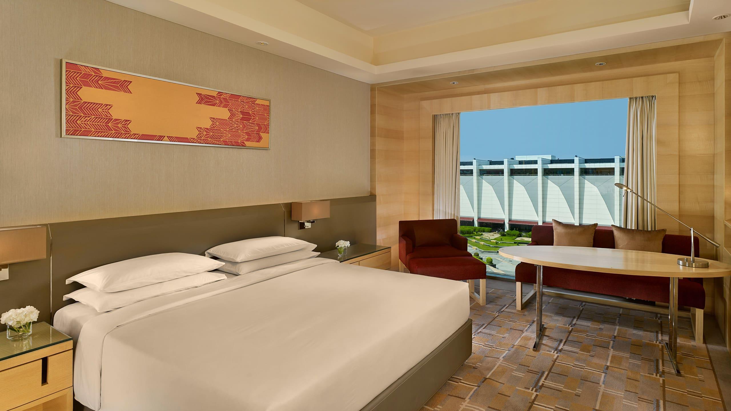 Hyatt Regency Chandīgarh Dış mekan fotoğraf A room at the hotel